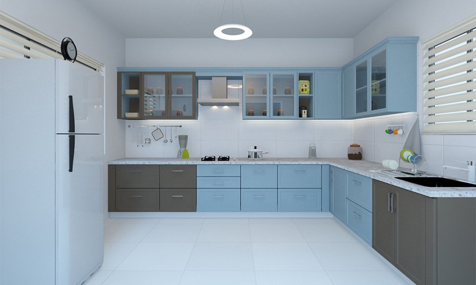 L Shaped Kitchen Slide 1